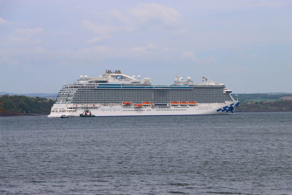 Regal Princess docked in South Queensferry, Edinburgh