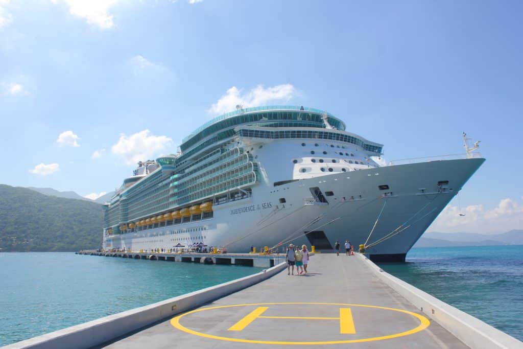 Royal Caribbean's Independence of the Seas in Labadee, Haiti