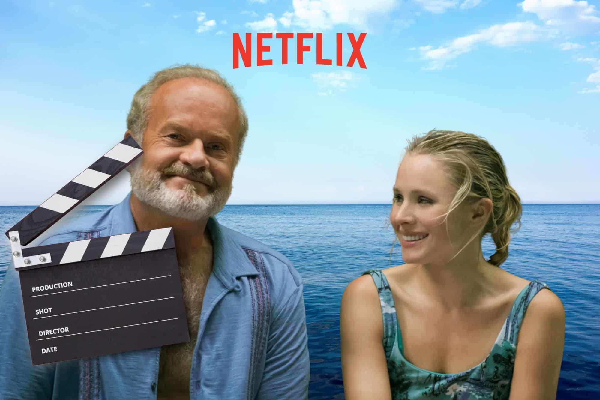 Photo of Kristen Bell and Kelsey Grammar from the movie 'Like Father' as seen on Netflix
