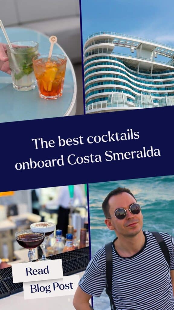 My favourite drinks onboard Costa Smeralda