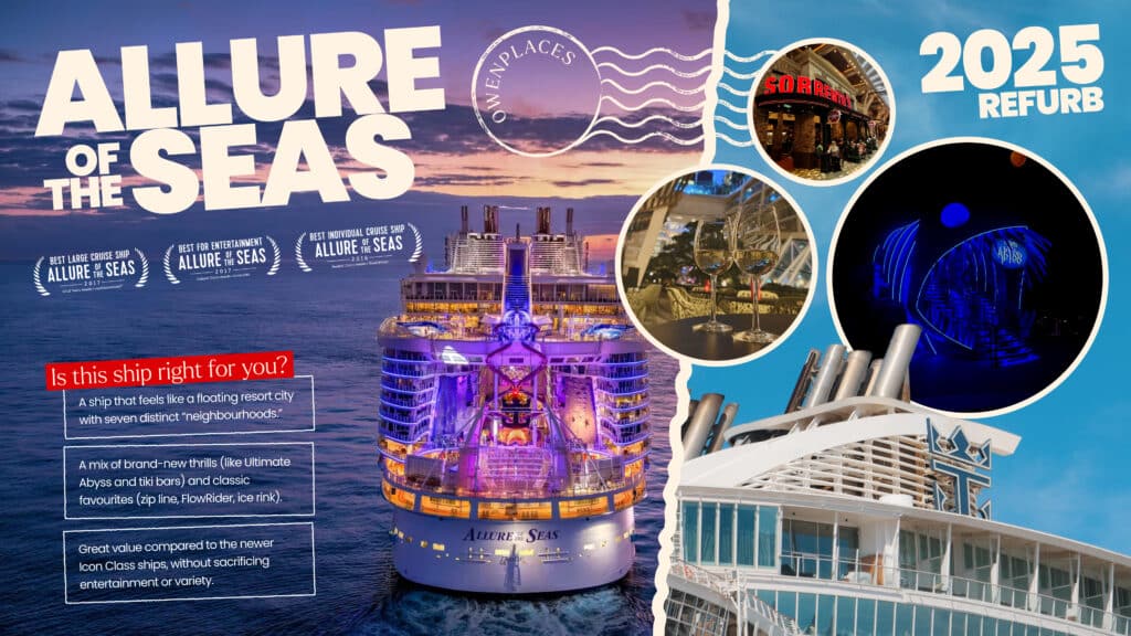 Allure of the Seas guide and cheatsheet