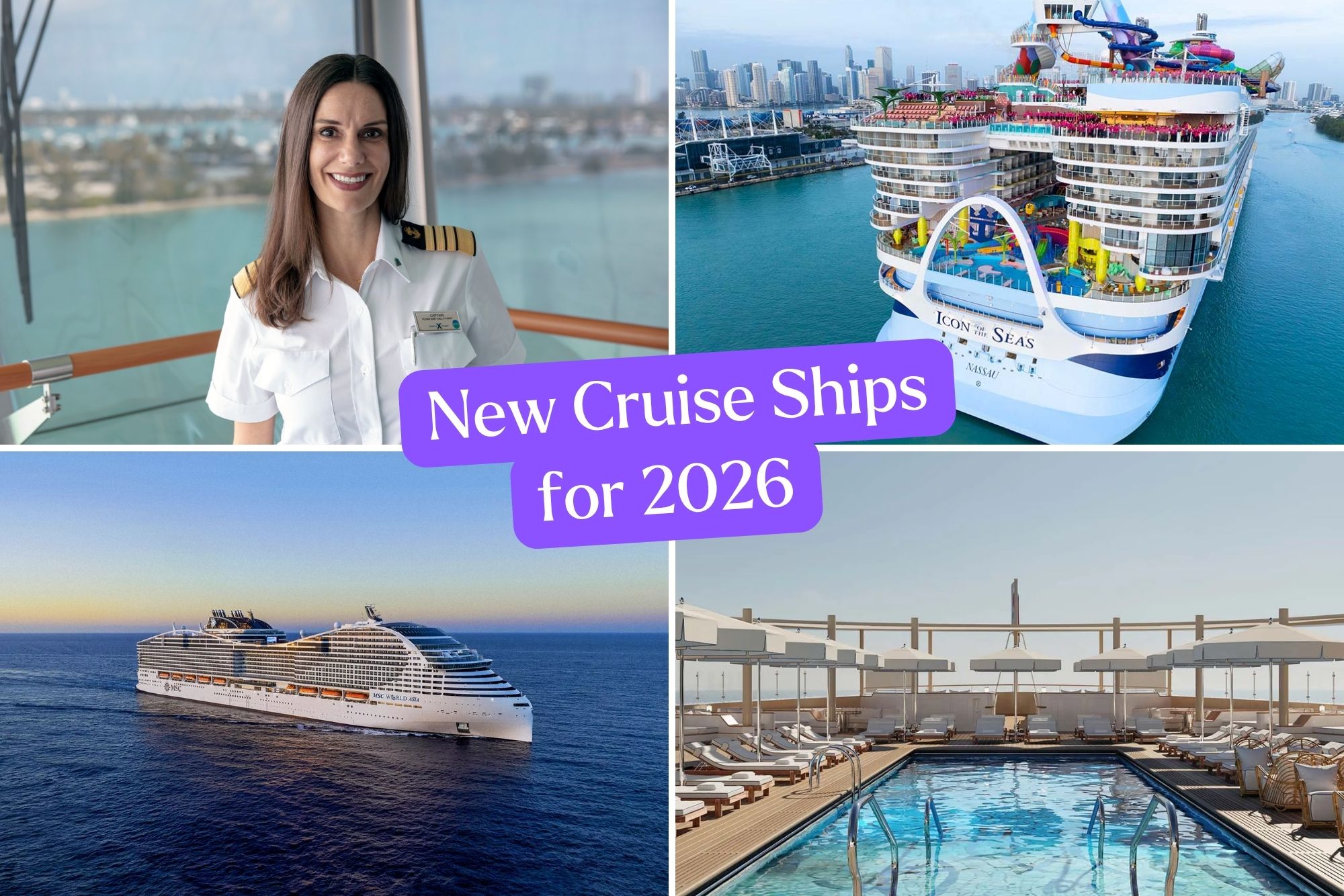 New Cruise Ships launching for 2026