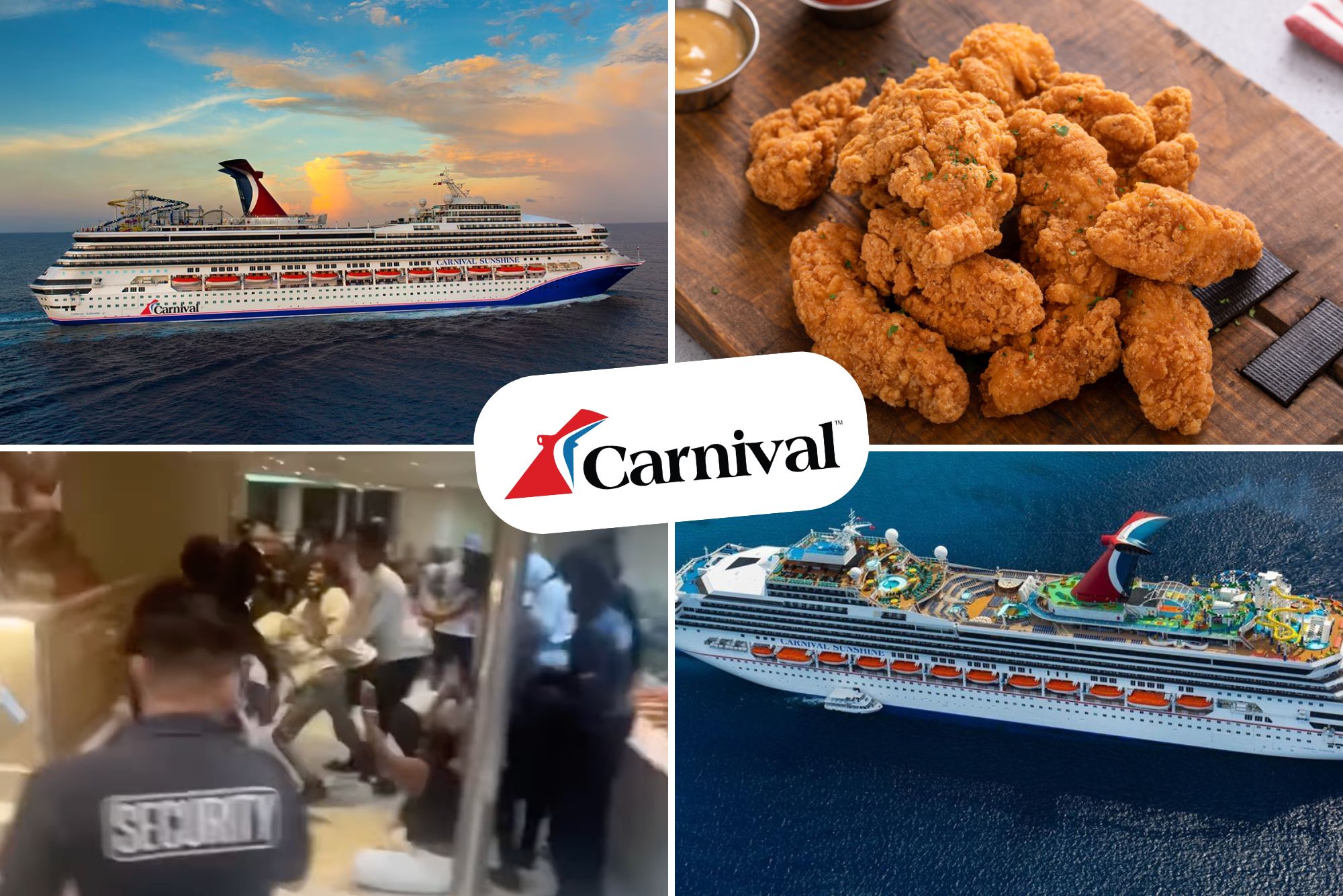 Fight Brawls out onboard Carnival Cruises over chicken tenders?