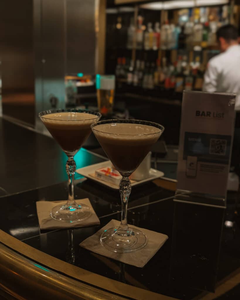 Alcoholic Drinks / cocktails onboard Costa Smeralda & Costa Toscana