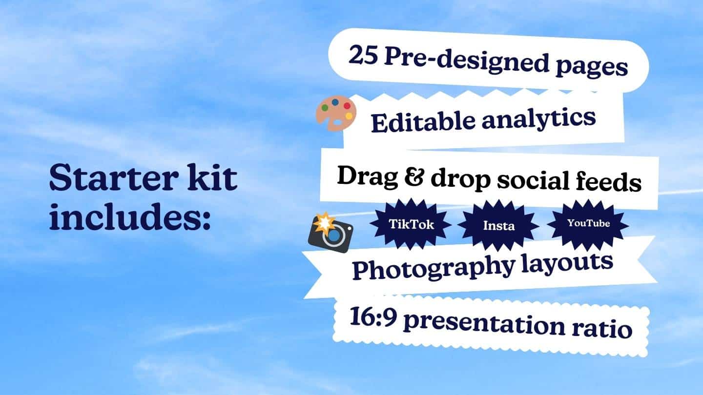 Media Kit Template for Canva