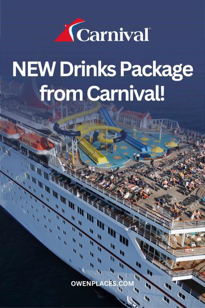 New drinks from Carnival Cruises - CHEERS! Zero Proof