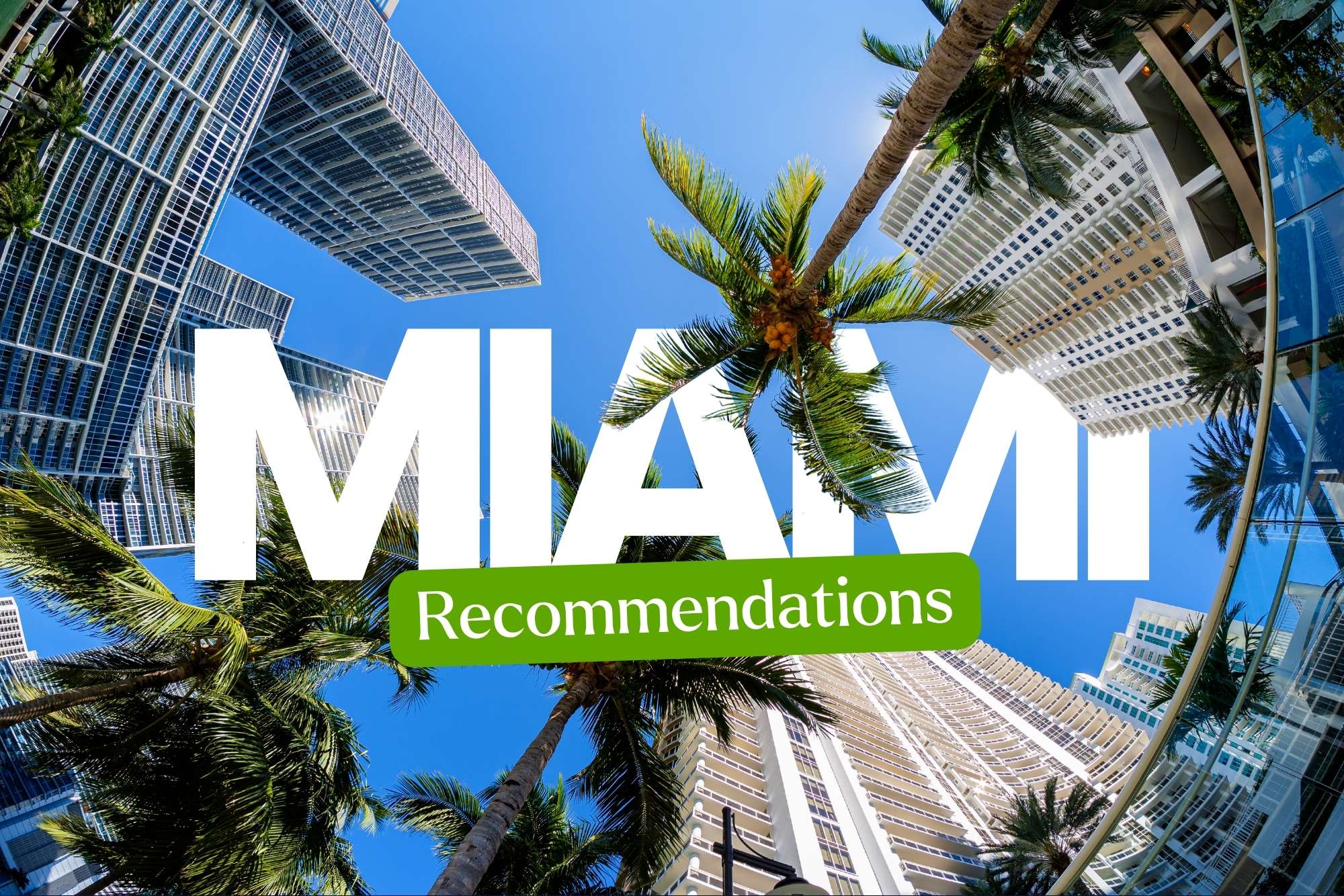Food and Drink Recommendations in Miami