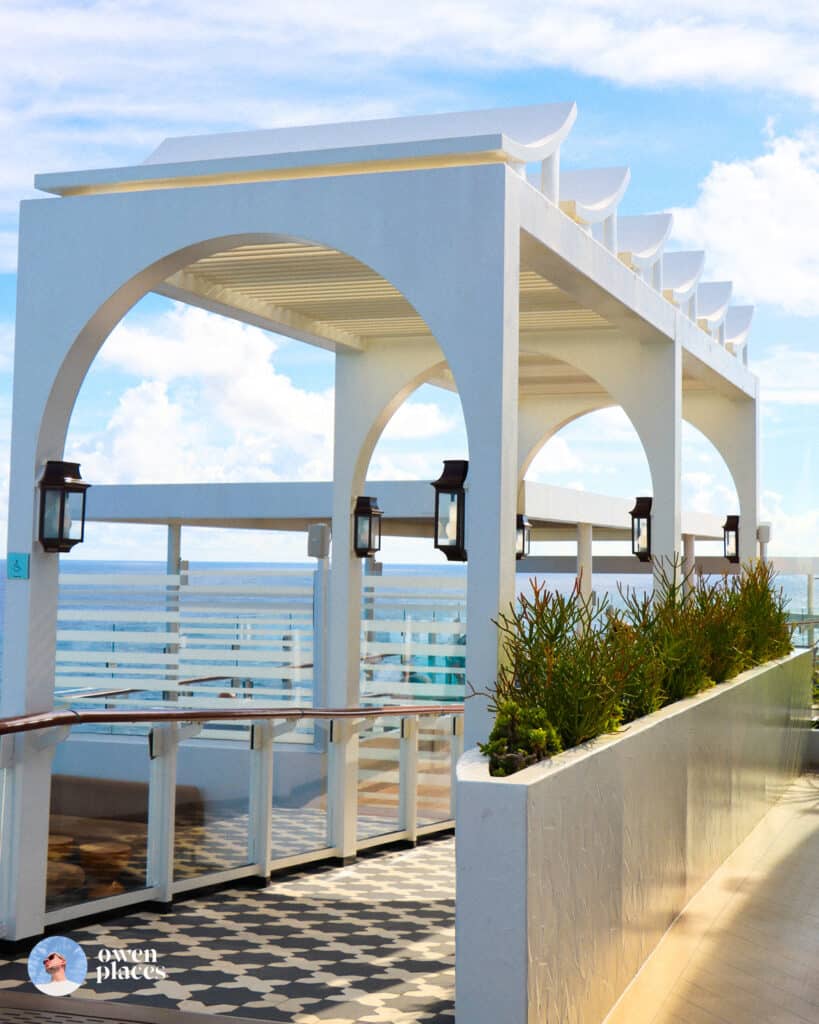 Sunset Bar onboard Celebrity Beyond | Owen Places Review