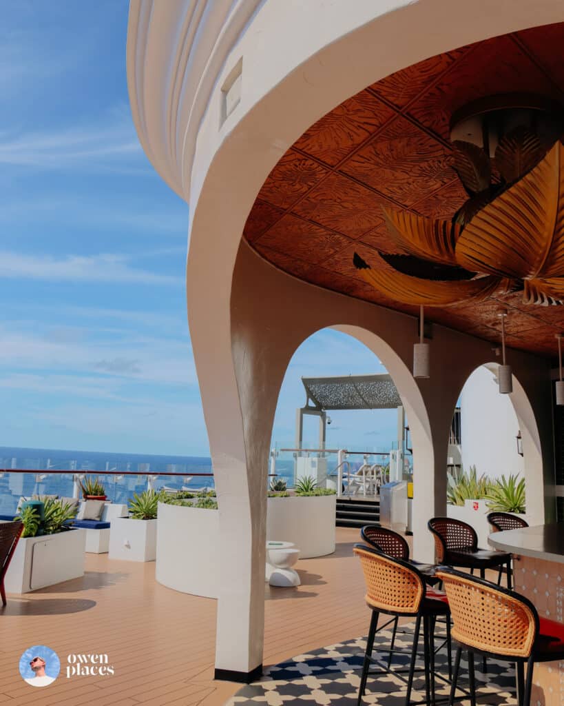 Sunset Bar onboard Celebrity Beyond | Owen Places Review