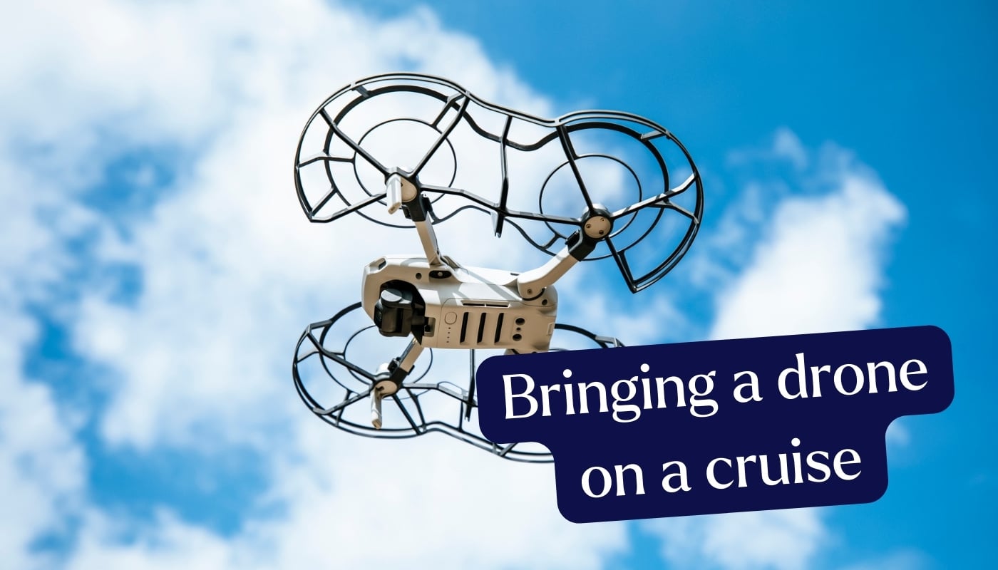 Drone on a cruise ship