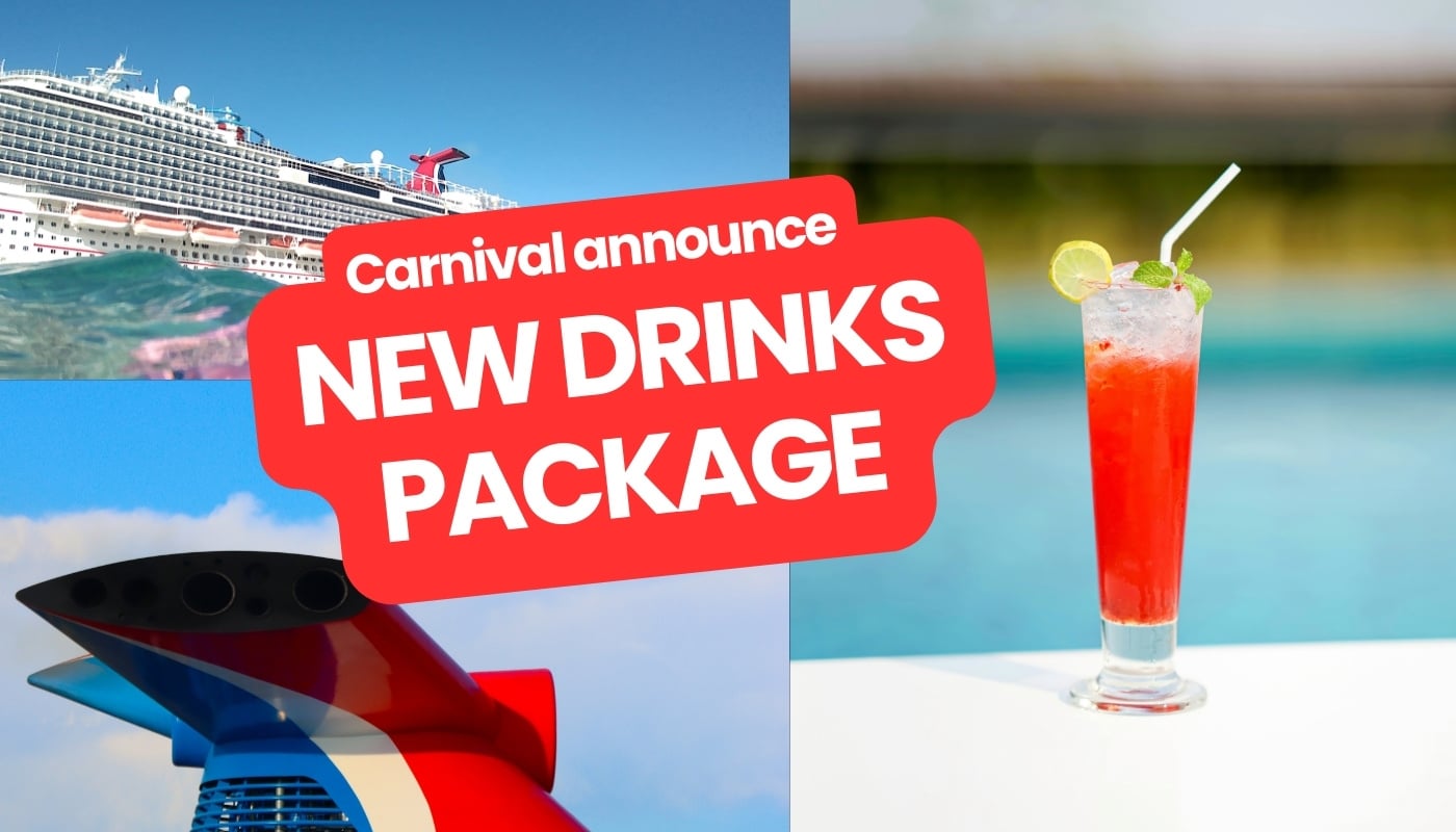 Carnival announce new drinks package