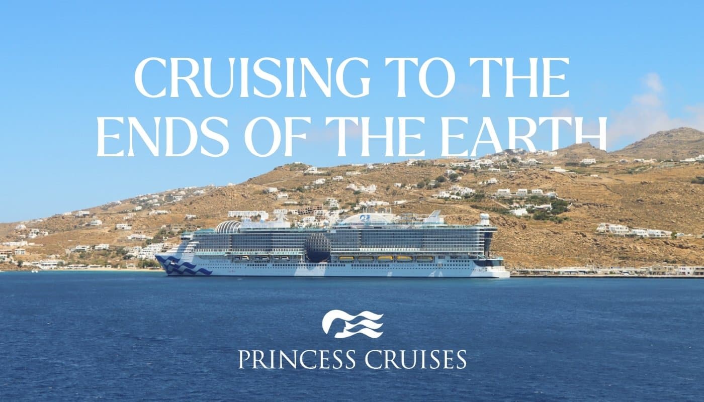 Cruising to the ends of the earth - sun princess in mykonos