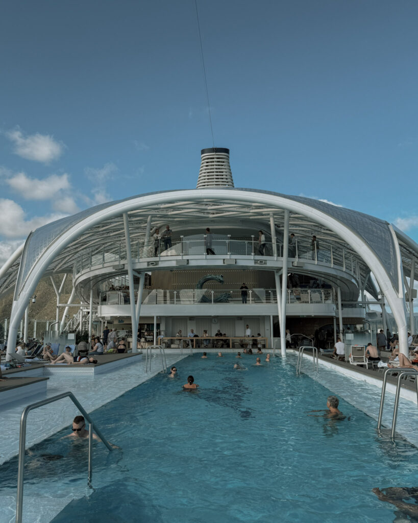 Outside area of Mein Schiff Relax