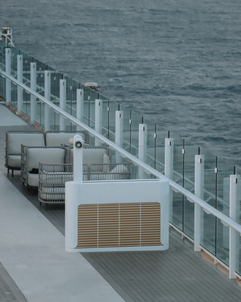 Outside area of Mein Schiff Relax